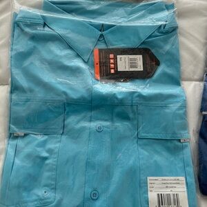Men's Blue Casual Button Down Shirt